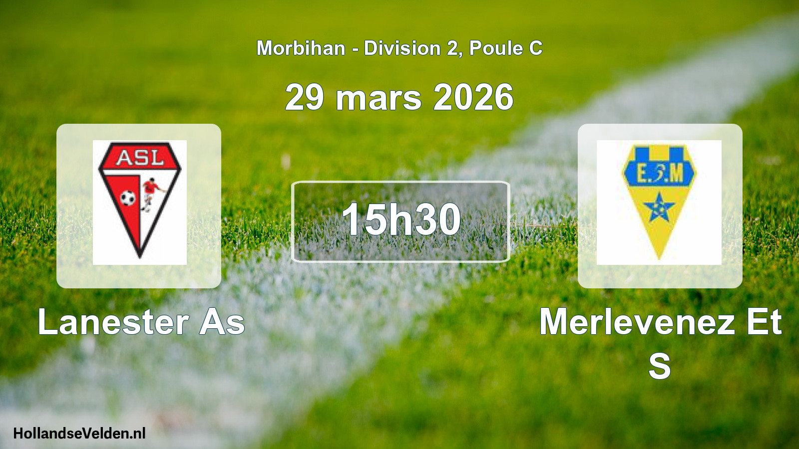 Scheduled Match: Lanester As - Merlevenez Et S (29 March 2026)