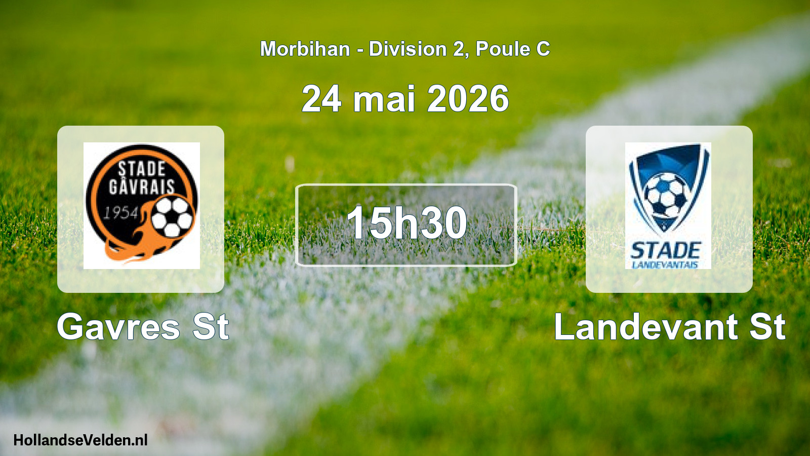 Scheduled Match: Gavres St - Landevant St (24 May 2026)