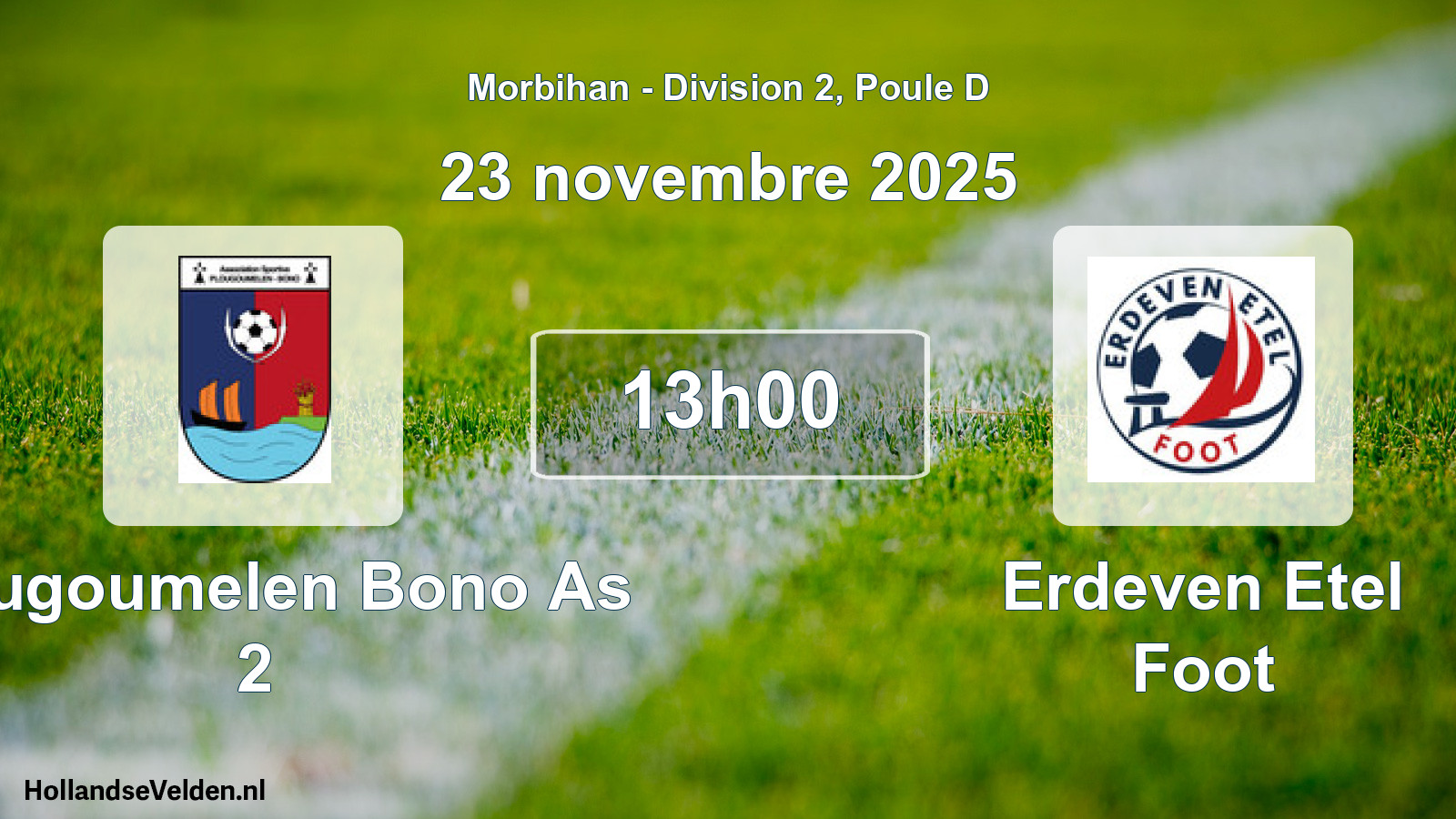 Scheduled Match: Plougoumelen Bono As 2 - Erdeven Etel Foot (23 November 2025)