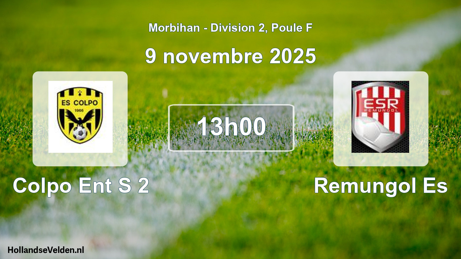 Scheduled Match: Colpo Ent S 2 - Remungol Es (9 November 2025)