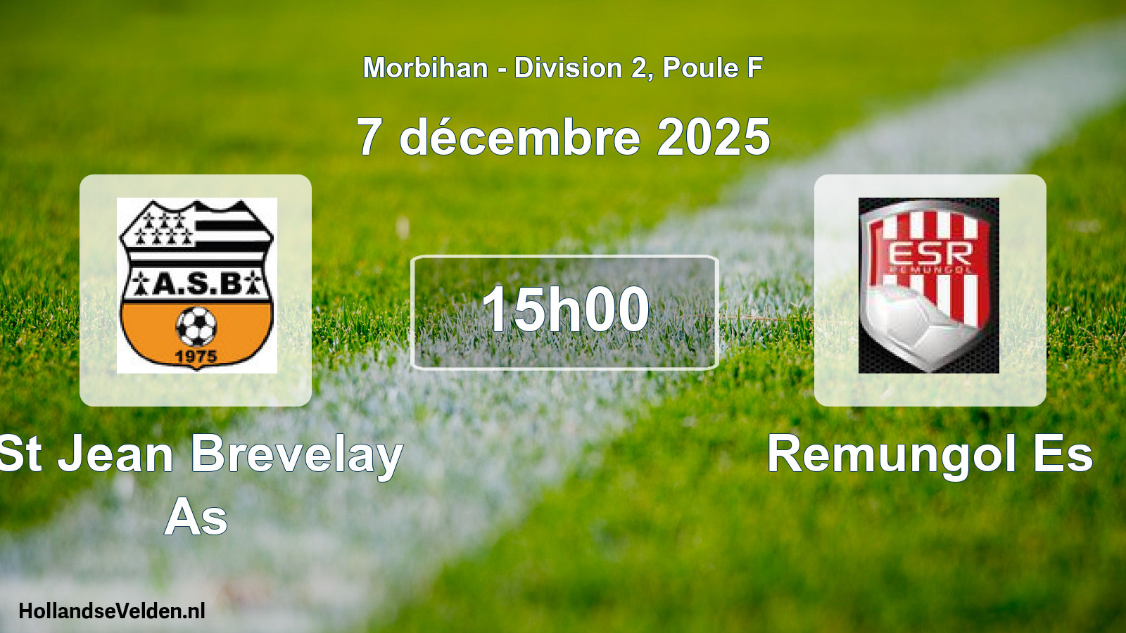 Scheduled Match: St Jean Brevelay As - Remungol Es (7 December 2025)