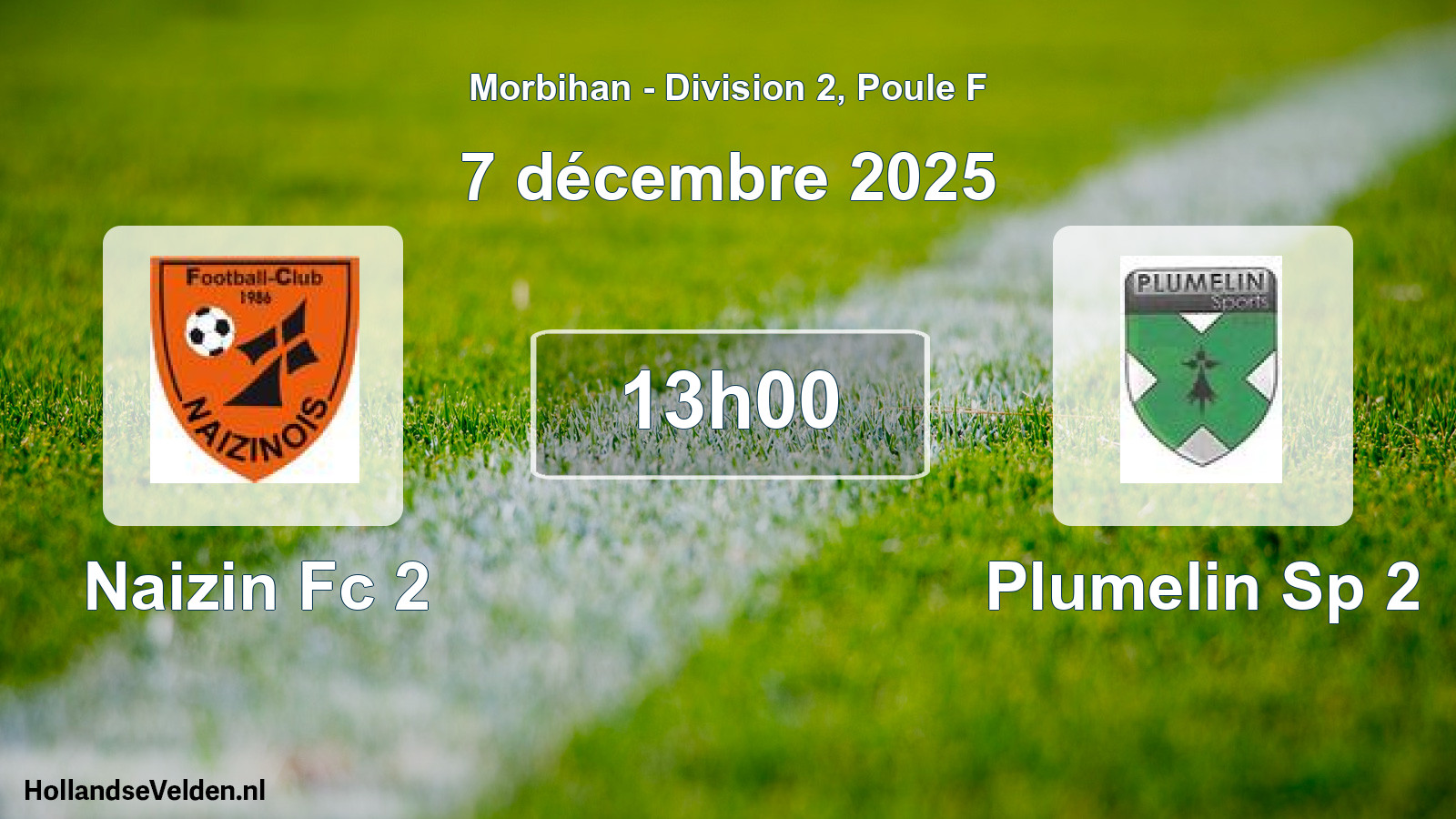 Scheduled Match: Naizin Fc 2 - Plumelin Sp 2 (7 December 2025)