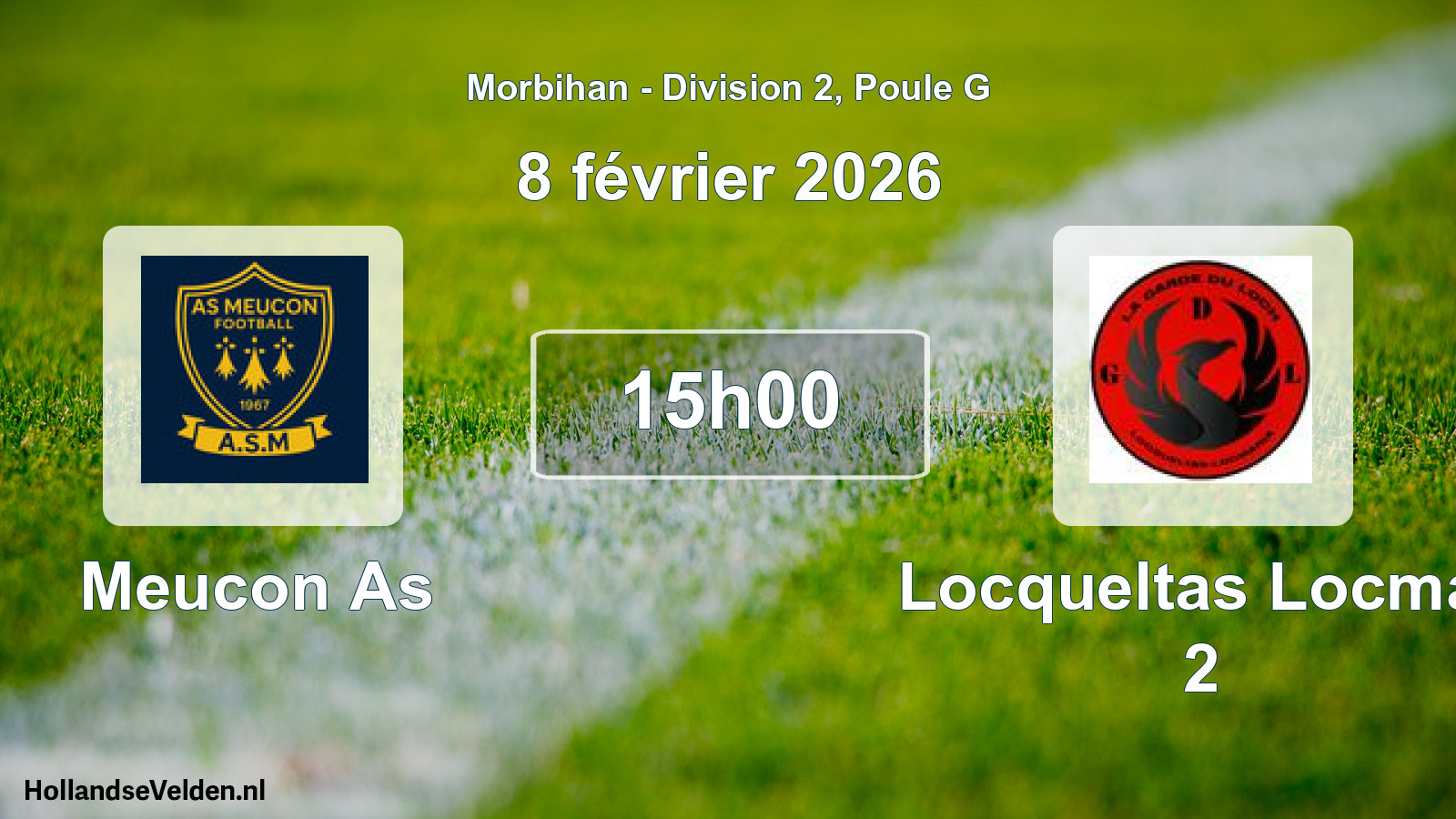 Scheduled Match: Meucon As - Locqueltas Locmar 2 (8 February 2026)