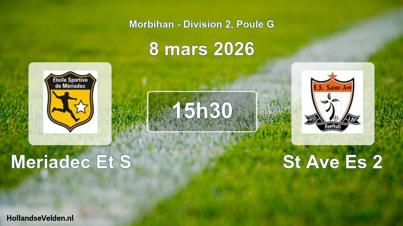 Scheduled Match: Meriadec Et S - St Ave Es 2 (8 March 2026)