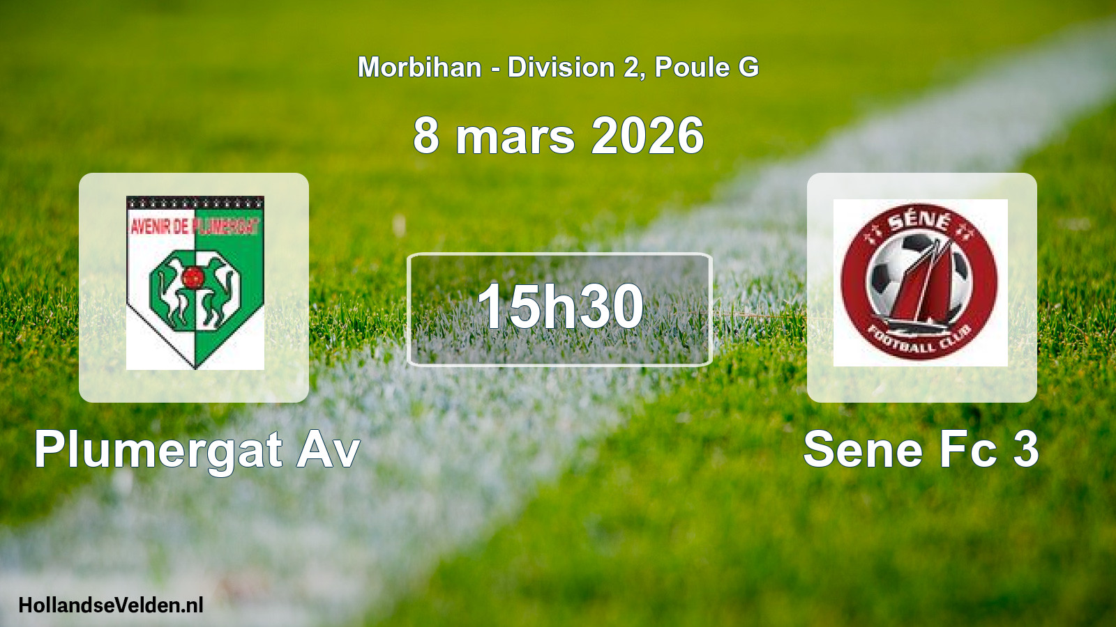 Geplande wedstrijd: Plumergat Av - Sene Fc 3 (8 mars 2026)