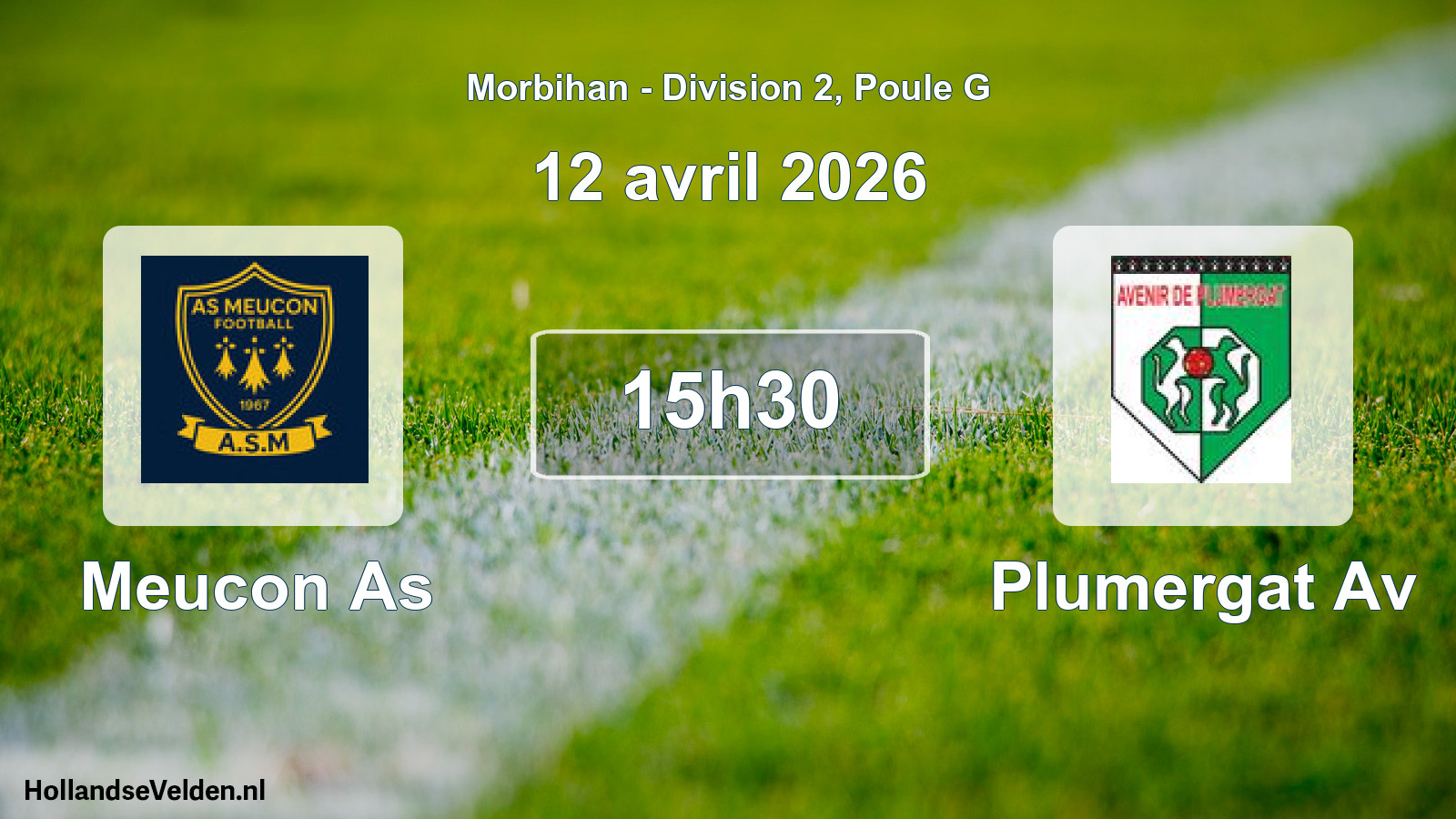 Scheduled Match: Meucon As - Plumergat Av (12 April 2026)