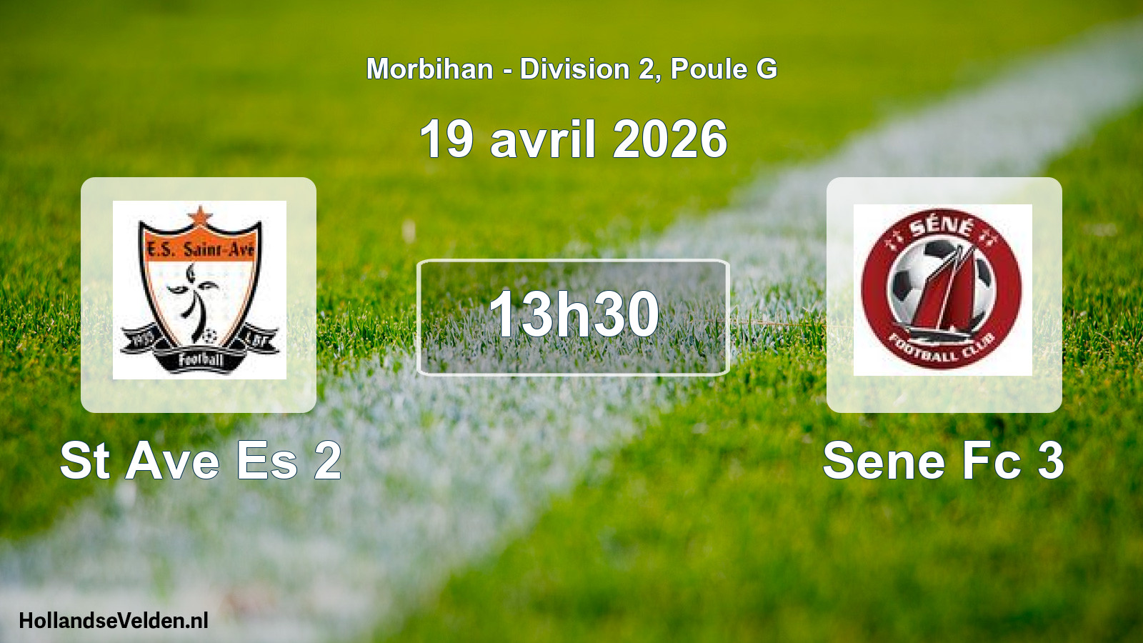Scheduled Match: St Ave Es 2 - Sene Fc 3 (19 April 2026)