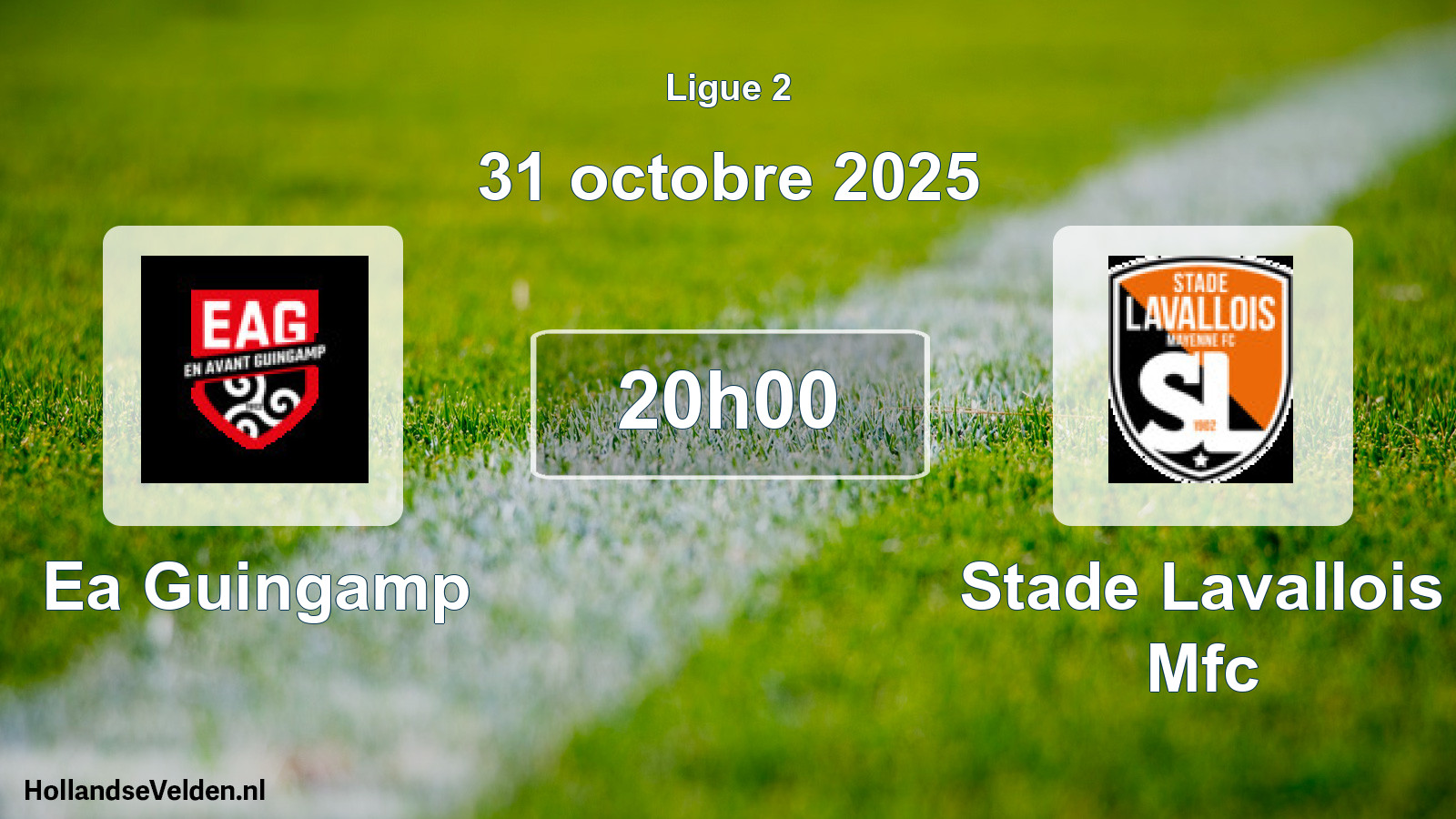 Scheduled Match: Ea Guingamp - Stade Lavallois Mfc (31 October 2025)