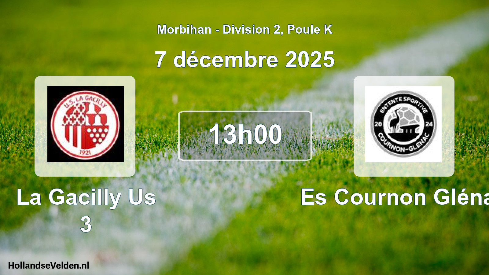 Scheduled Match: La Gacilly Us 3 - Es Cournon Glénac (7 December 2025)