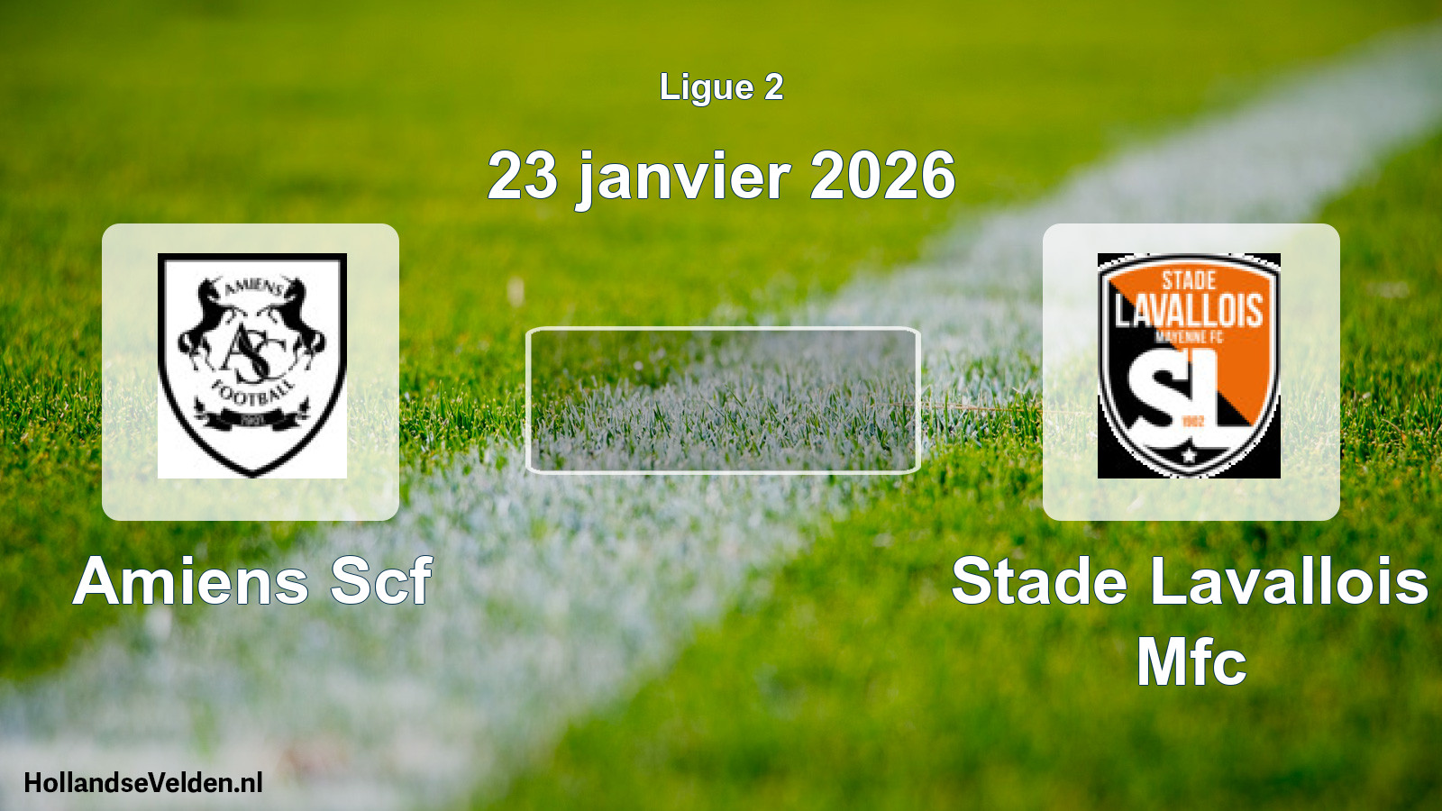 Scheduled Match: Amiens Scf - Stade Lavallois Mfc (23 January 2026)