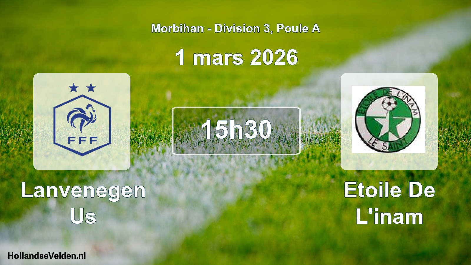 Scheduled Match: Lanvenegen Us - Etoile De L'inam (1 March 2026)