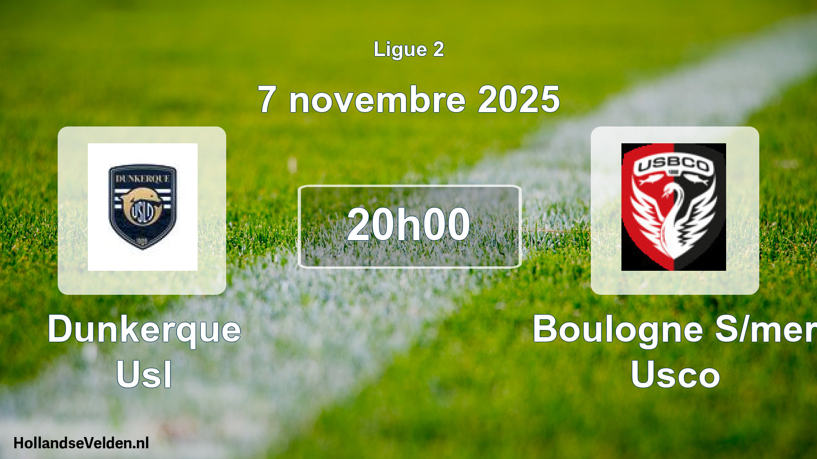 Geplande wedstrijd: Dunkerque Usl - Boulogne S/mer Usco (7 novembre 2025)