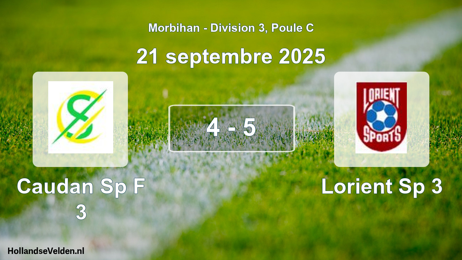 Total number of matches played: Caudan Sp F 3 - Lorient Sp 3 4 - 5 (21 September 2025)