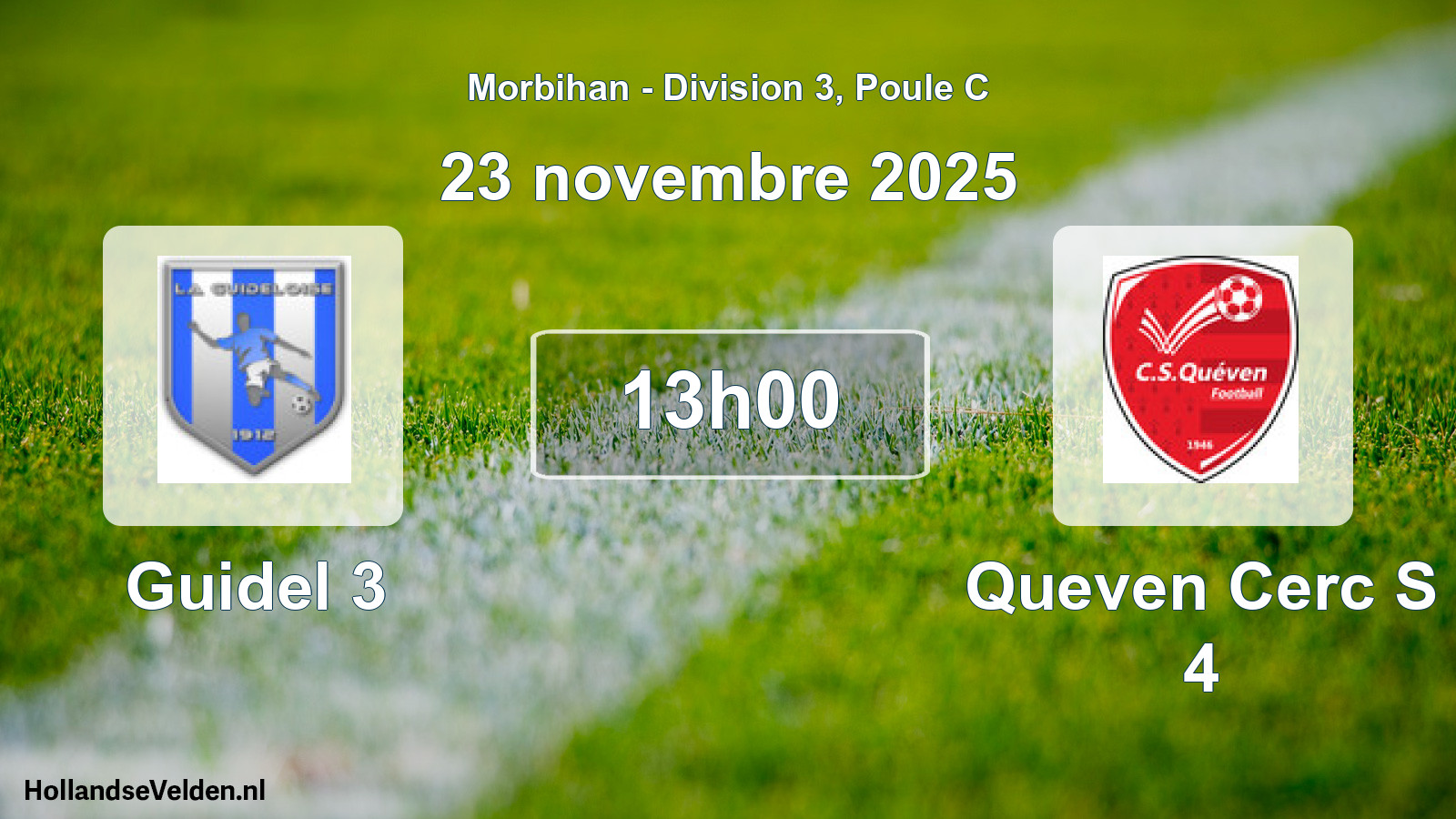 Scheduled Match: Guidel 3 - Queven Cerc S 4 (23 November 2025)