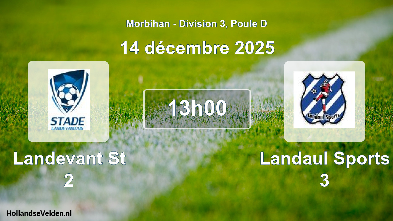 Scheduled Match: Landevant St 2 - Landaul Sports 3 (14 December 2025)