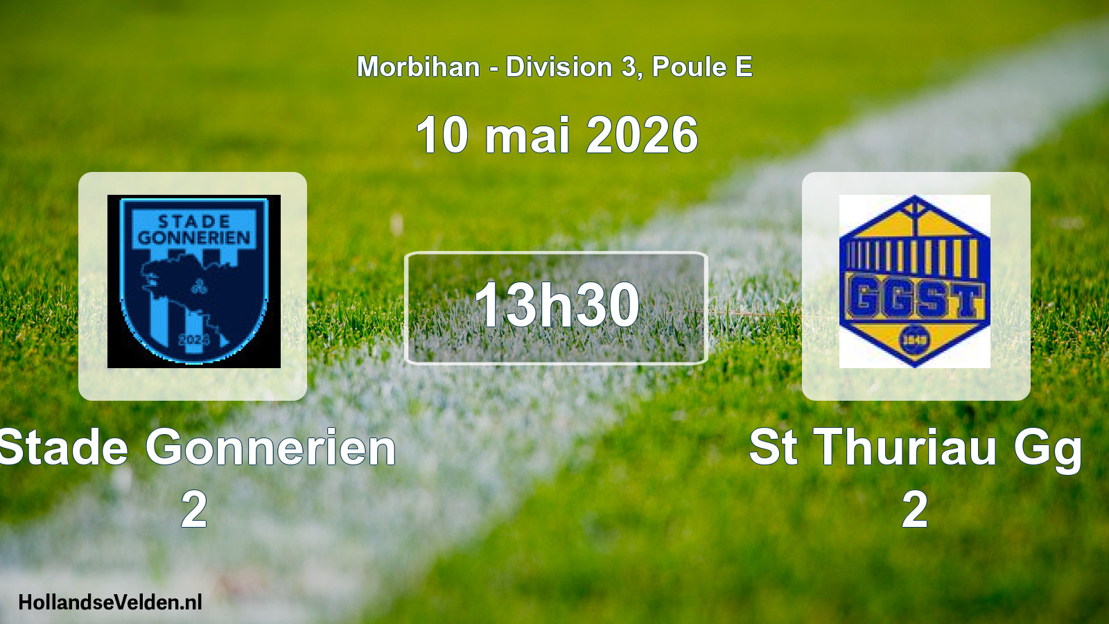 Scheduled Match: Stade Gonnerien 2 - St Thuriau Gg 2 (10 May 2026)