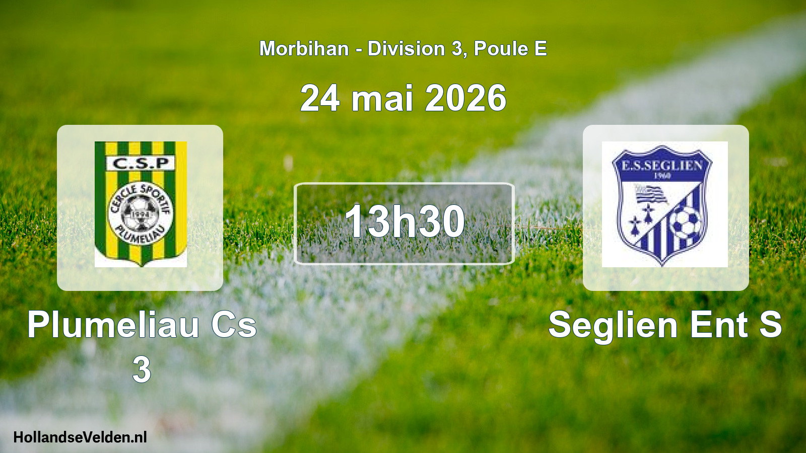Scheduled Match: Plumeliau Cs 3 - Seglien Ent S (24 May 2026)