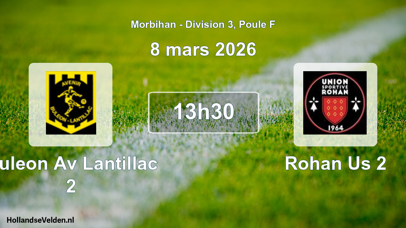 Scheduled Match: Buleon Av Lantillac 2 - Rohan Us 2 (8 March 2026)
