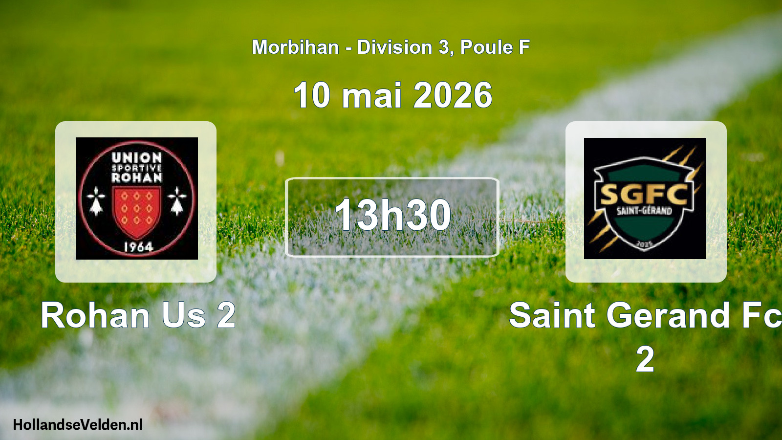 Scheduled Match: Rohan Us 2 - Saint Gerand Fc 2 (10 May 2026)