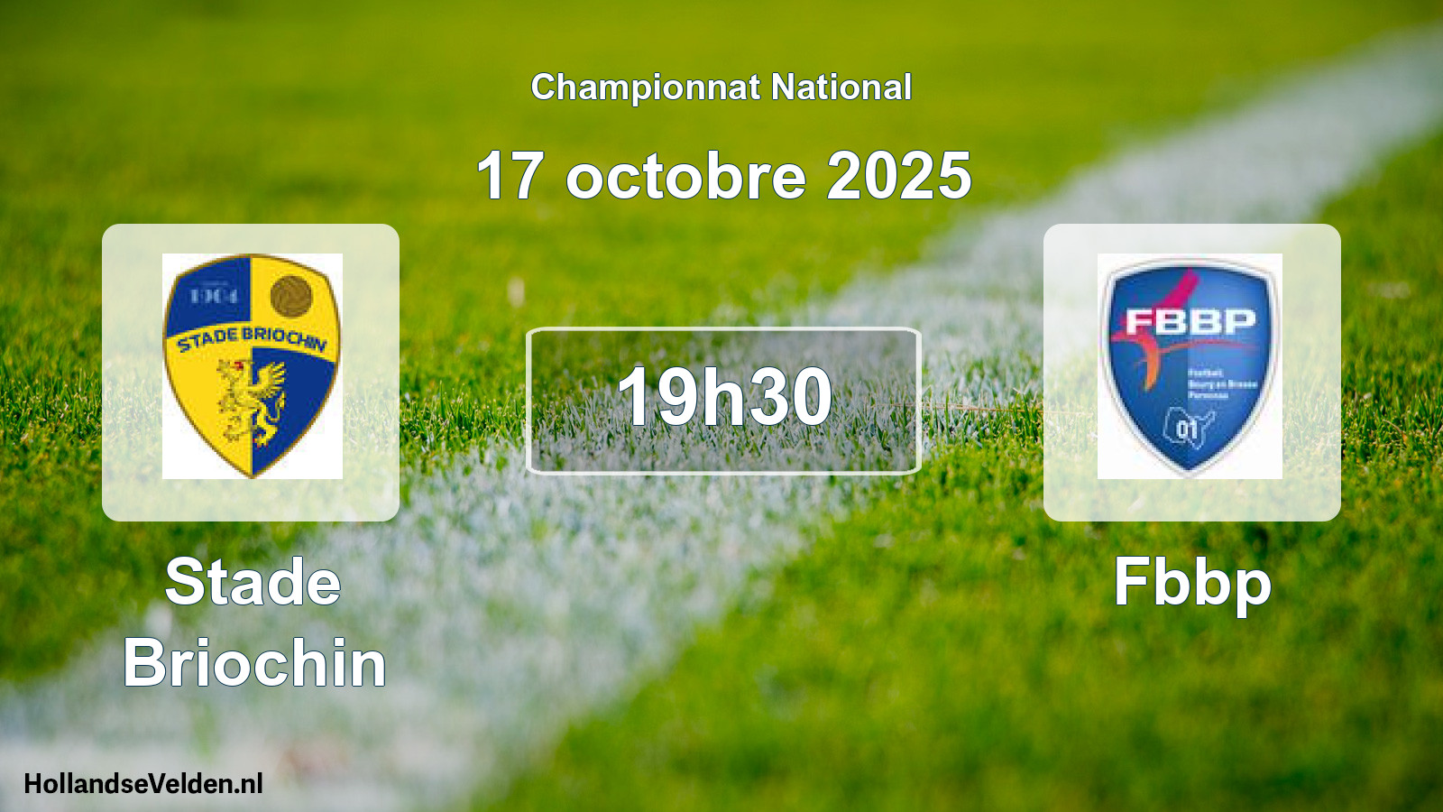 Scheduled Match: Stade Briochin - Fbbp (17 October 2025)