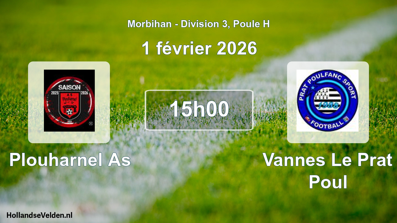 Scheduled Match: Plouharnel As - Vannes Le Prat Poul (1 February 2026)