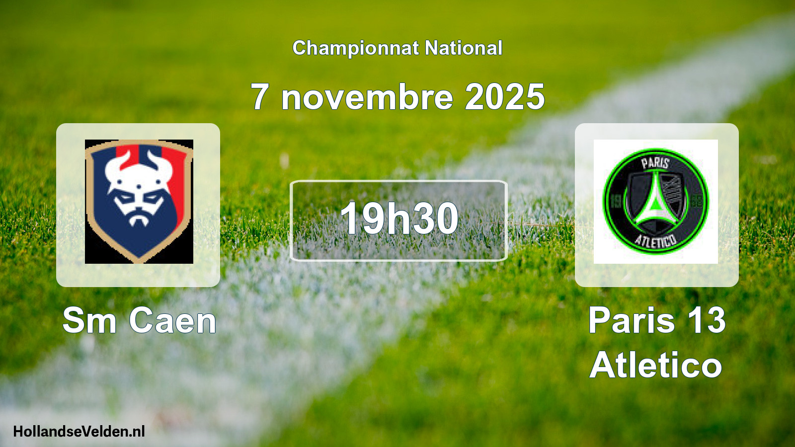 Geplande wedstrijd: Sm Caen - Paris 13 Atletico (7 novembre 2025)
