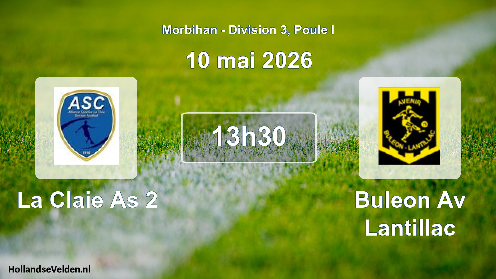 Scheduled Match: La Claie As 2 - Buleon Av Lantillac (10 May 2026)