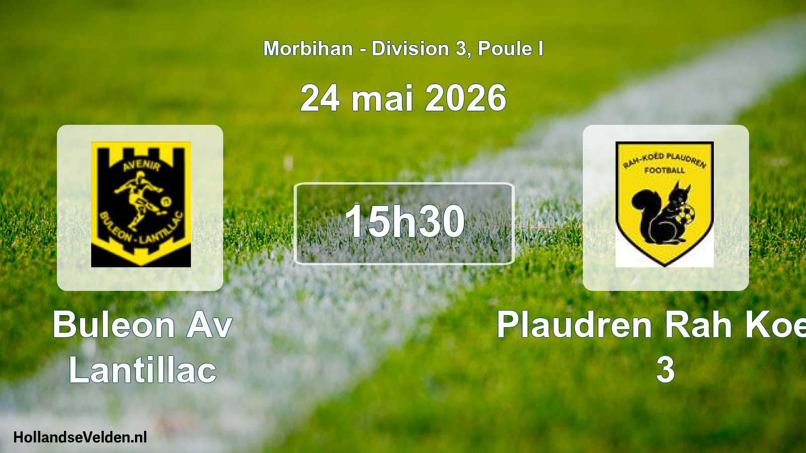 Scheduled Match: Buleon Av Lantillac - Plaudren Rah Koed 3 (24 May 2026)