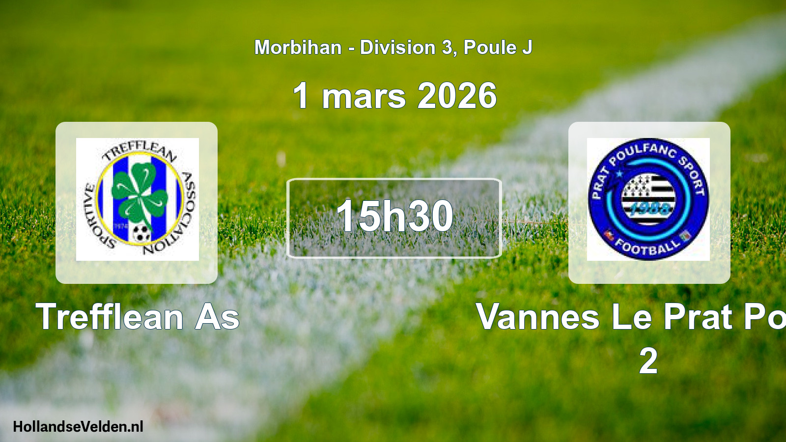 Scheduled Match: Trefflean As - Vannes Le Prat Poul 2 (1 March 2026)