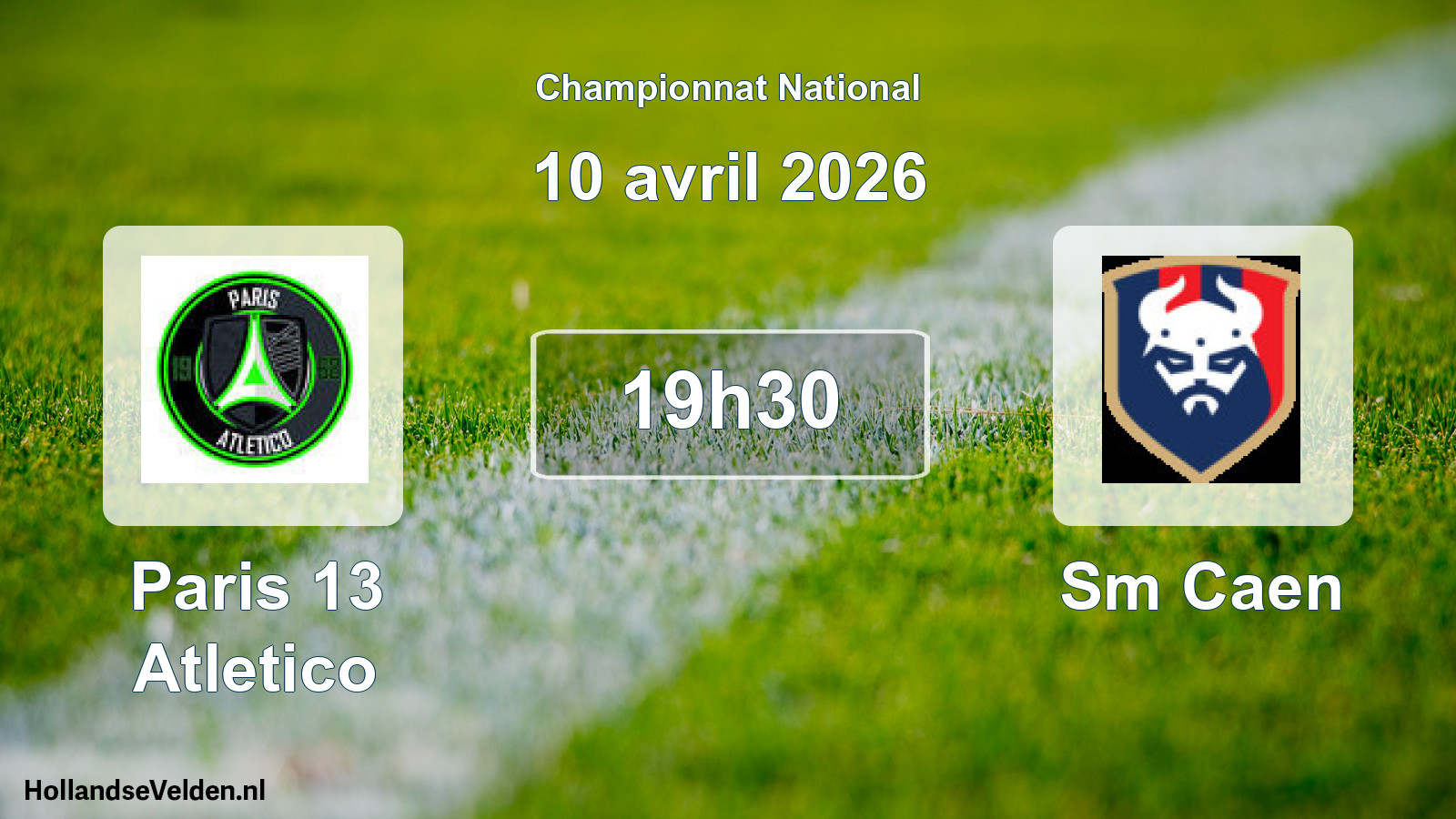 Scheduled Match: Paris 13 Atletico - Sm Caen (10 April 2026)