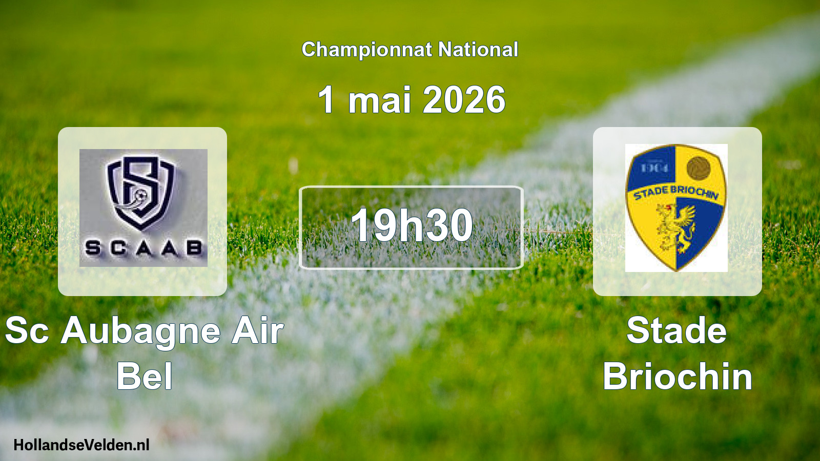 Geplande wedstrijd: Sc Aubagne Air Bel - Stade Briochin (1 mei 2026)
