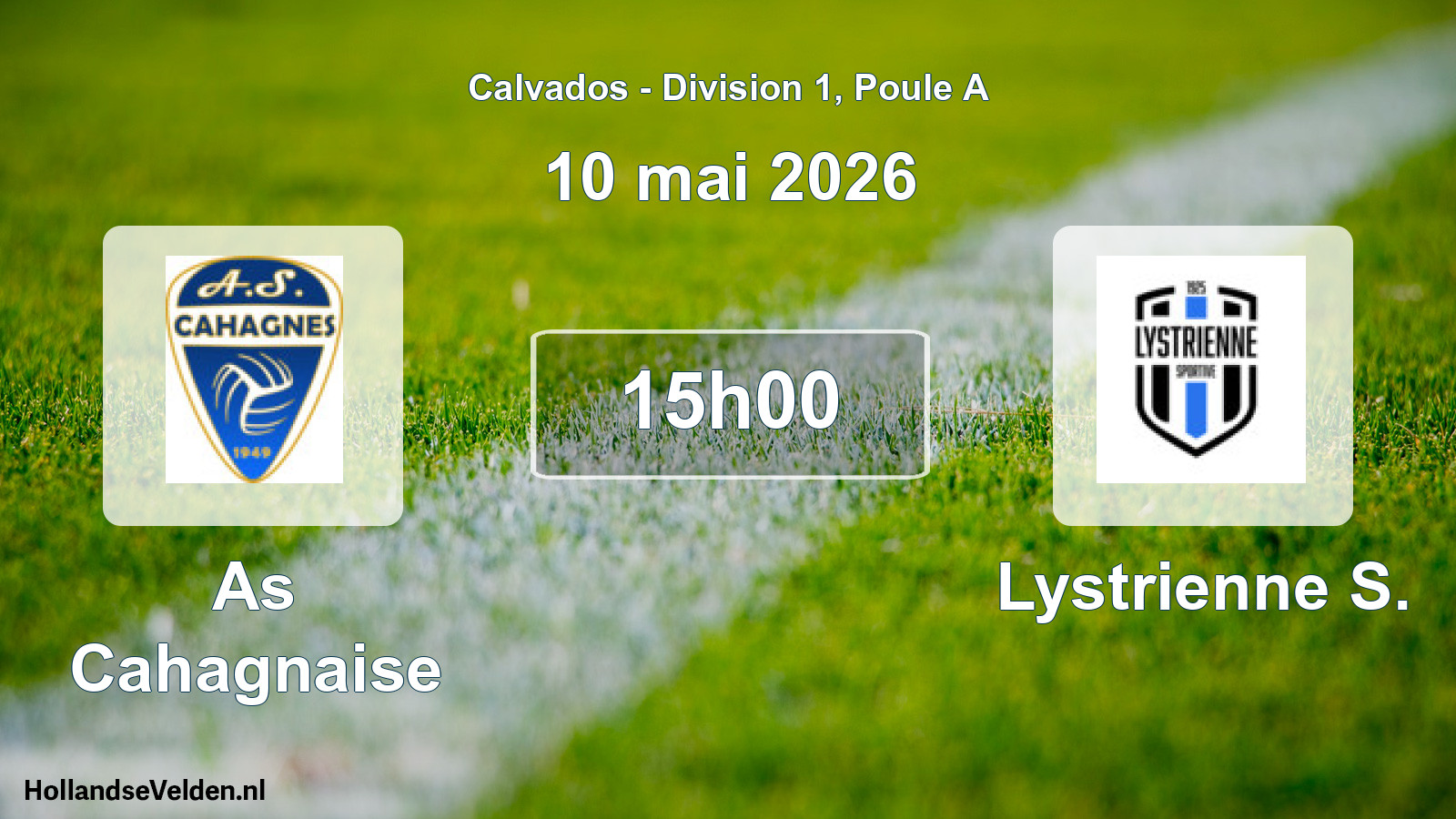 Scheduled Match: As Cahagnaise - Lystrienne S. (10 May 2026)