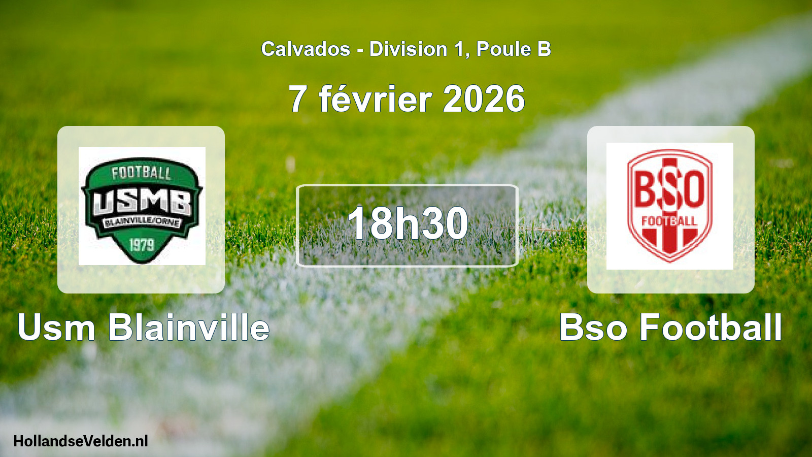 Geplande wedstrijd: Usm Blainville - Bso Football (7 février 2026)
