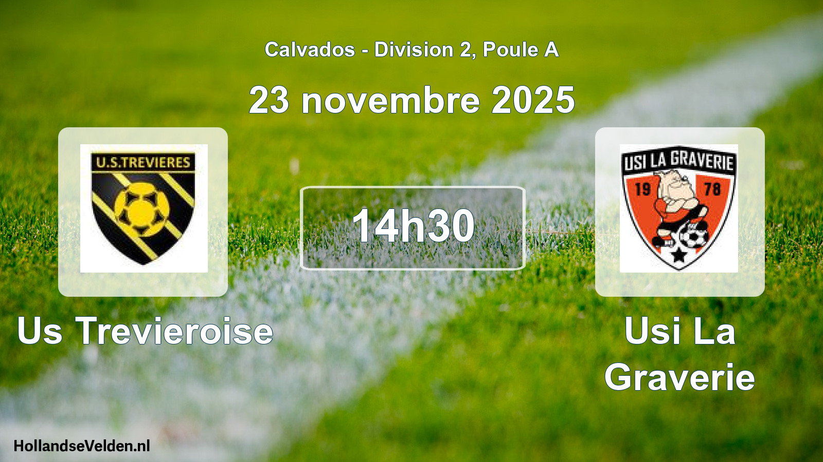 Scheduled Match: Us Trevieroise - Usi La Graverie (23 November 2025)