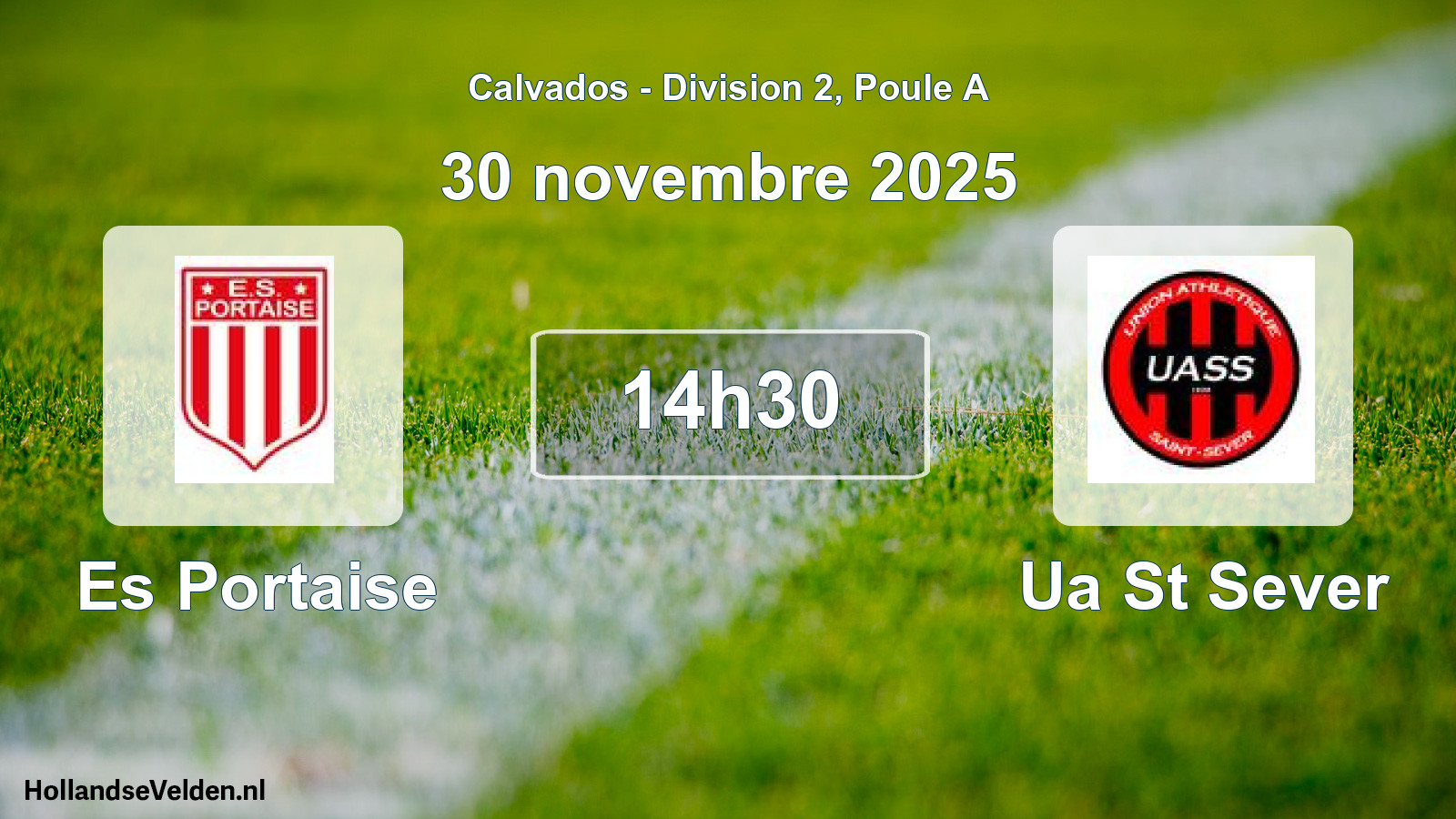 Geplande wedstrijd: Es Portaise - Ua St Sever (30 november 2025)