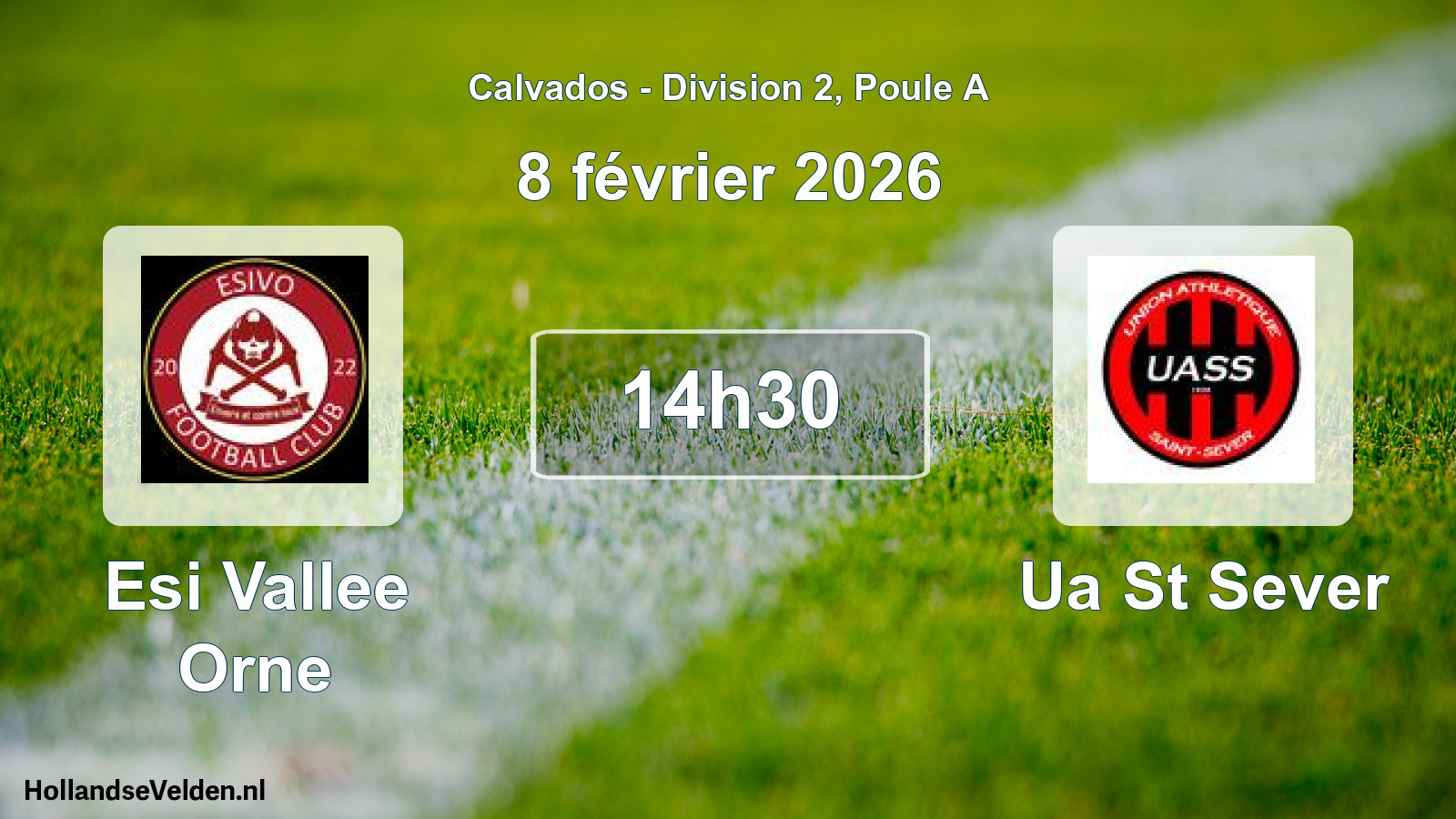 Scheduled Match: Esi Vallee Orne - Ua St Sever (8 February 2026)