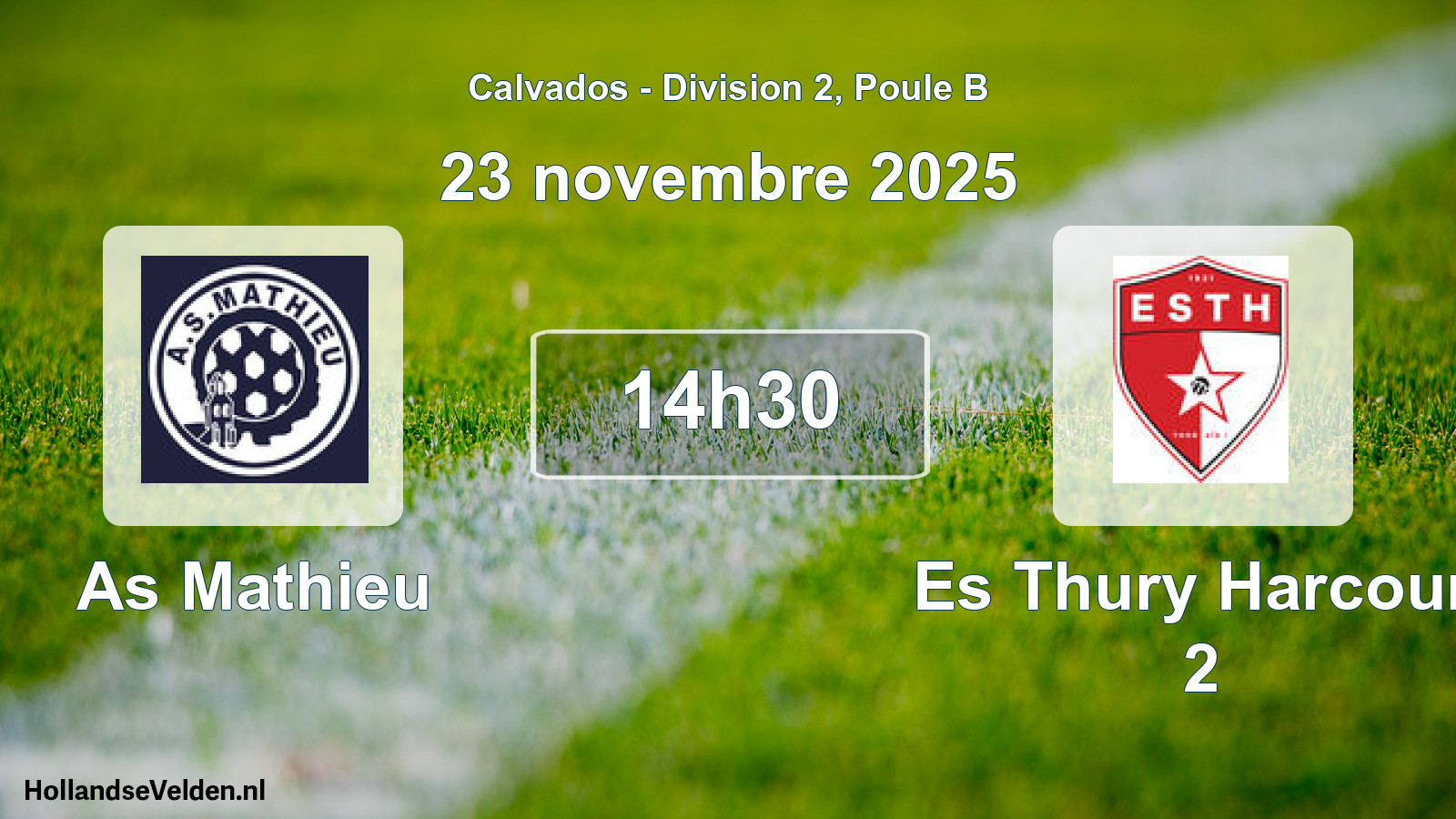 Scheduled Match: As Mathieu - Es Thury Harcourt 2 (23 November 2025)