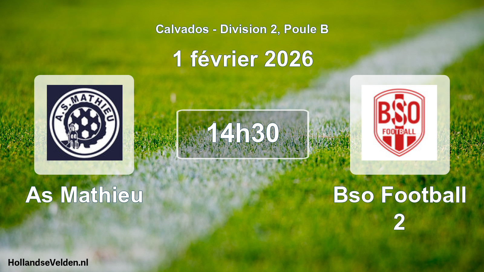 Scheduled Match: As Mathieu - Bso Football 2 (1 February 2026)