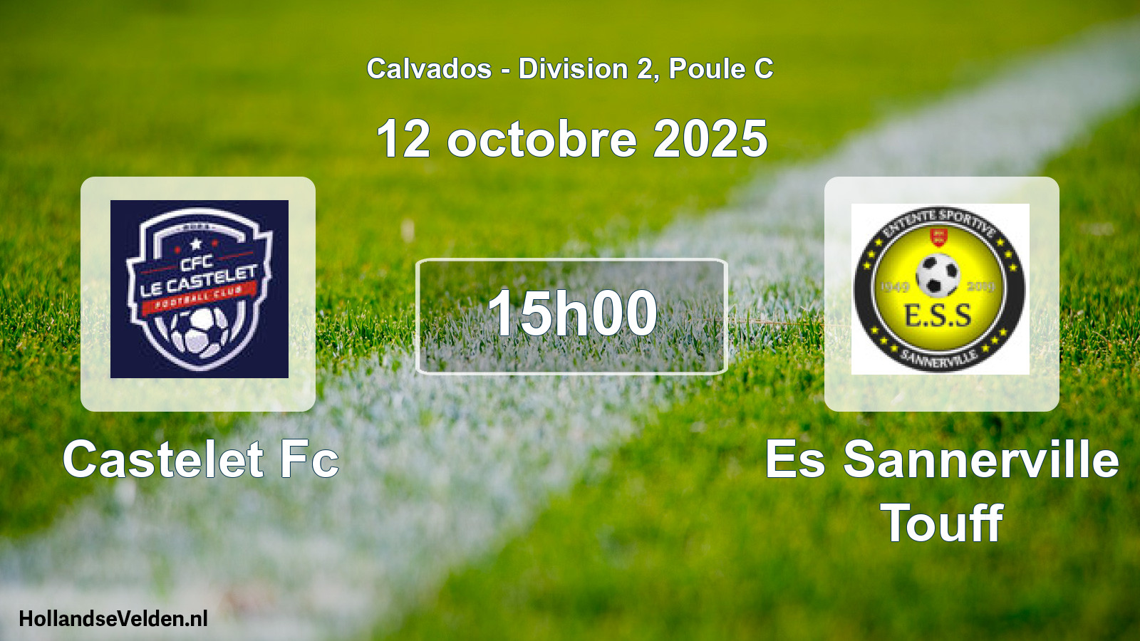 Scheduled Match: Castelet Fc - Es Sannerville Touff (12 October 2025)