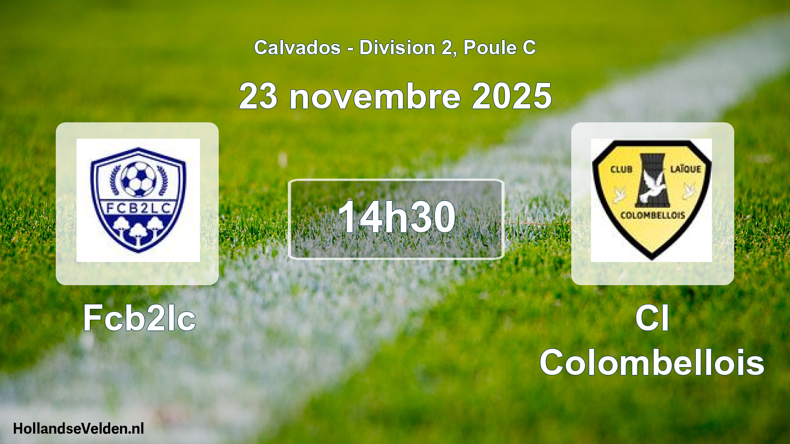 Scheduled Match: Fcb2lc - Cl Colombellois (23 November 2025)