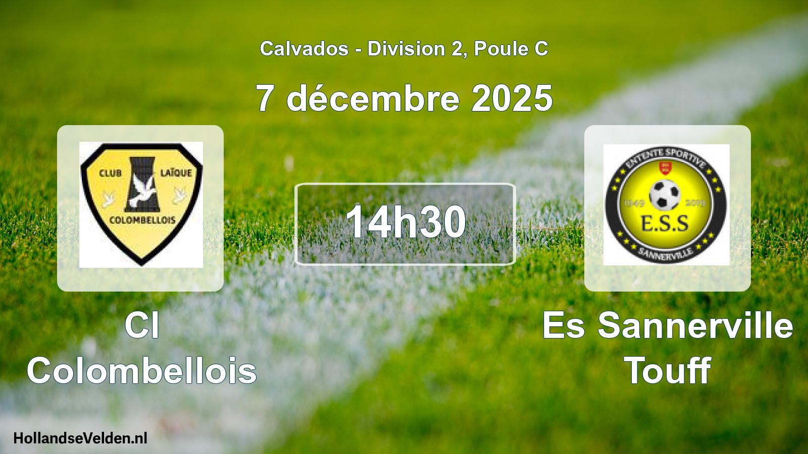 Geplande wedstrijd: Cl Colombellois - Es Sannerville Touff (7 december 2025)