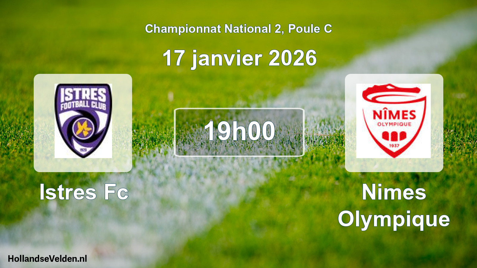 Scheduled Match: Istres Fc - Nimes Olympique (17 January 2026)