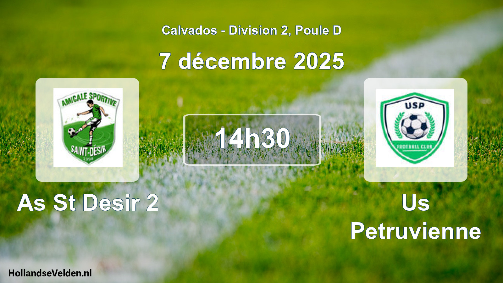 Scheduled Match: As St Desir 2 - Us Petruvienne (7 December 2025)