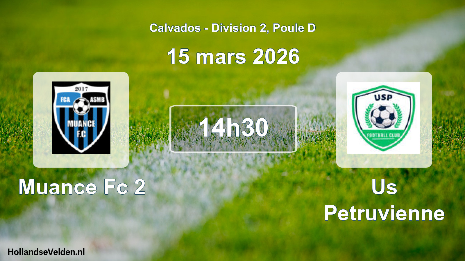 Scheduled Match: Muance Fc 2 - Us Petruvienne (15 March 2026)