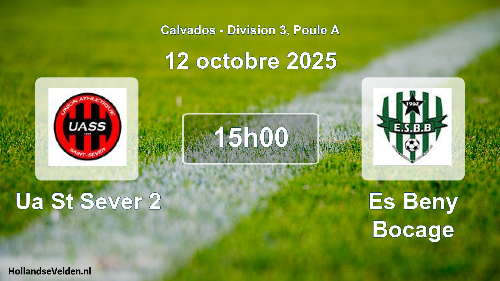 Scheduled Match: Ua St Sever 2 - Es Beny Bocage (12 October 2025)