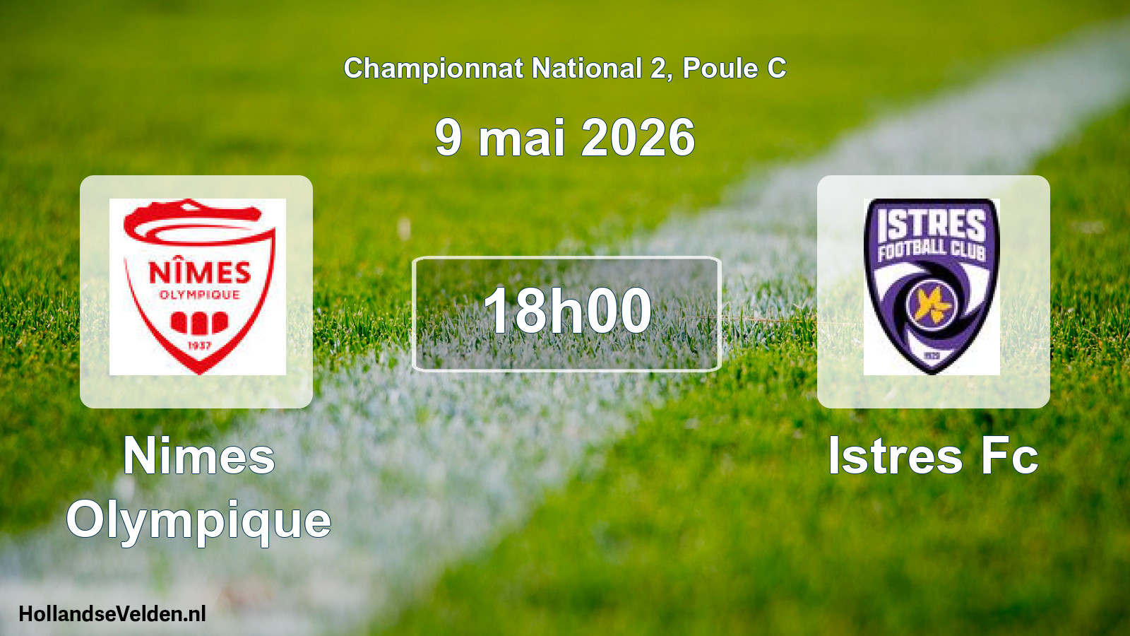 Geplande wedstrijd: Nimes Olympique - Istres Fc (9 mei 2026)