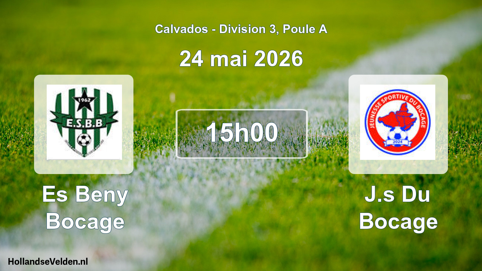 Scheduled Match: Es Beny Bocage - J.s Du Bocage (24 May 2026)