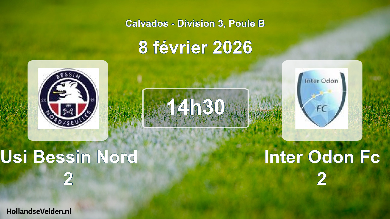 Geplande wedstrijd: Usi Bessin Nord 2 - Inter Odon Fc 2 (8 février 2026)