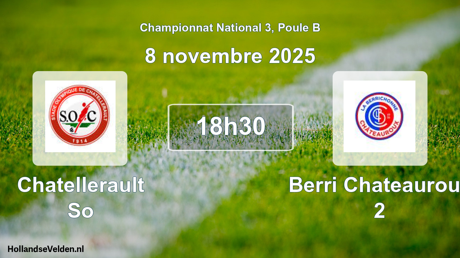 Scheduled Match: Chatellerault So - Berri Chateauroux 2 (8 November 2025)
