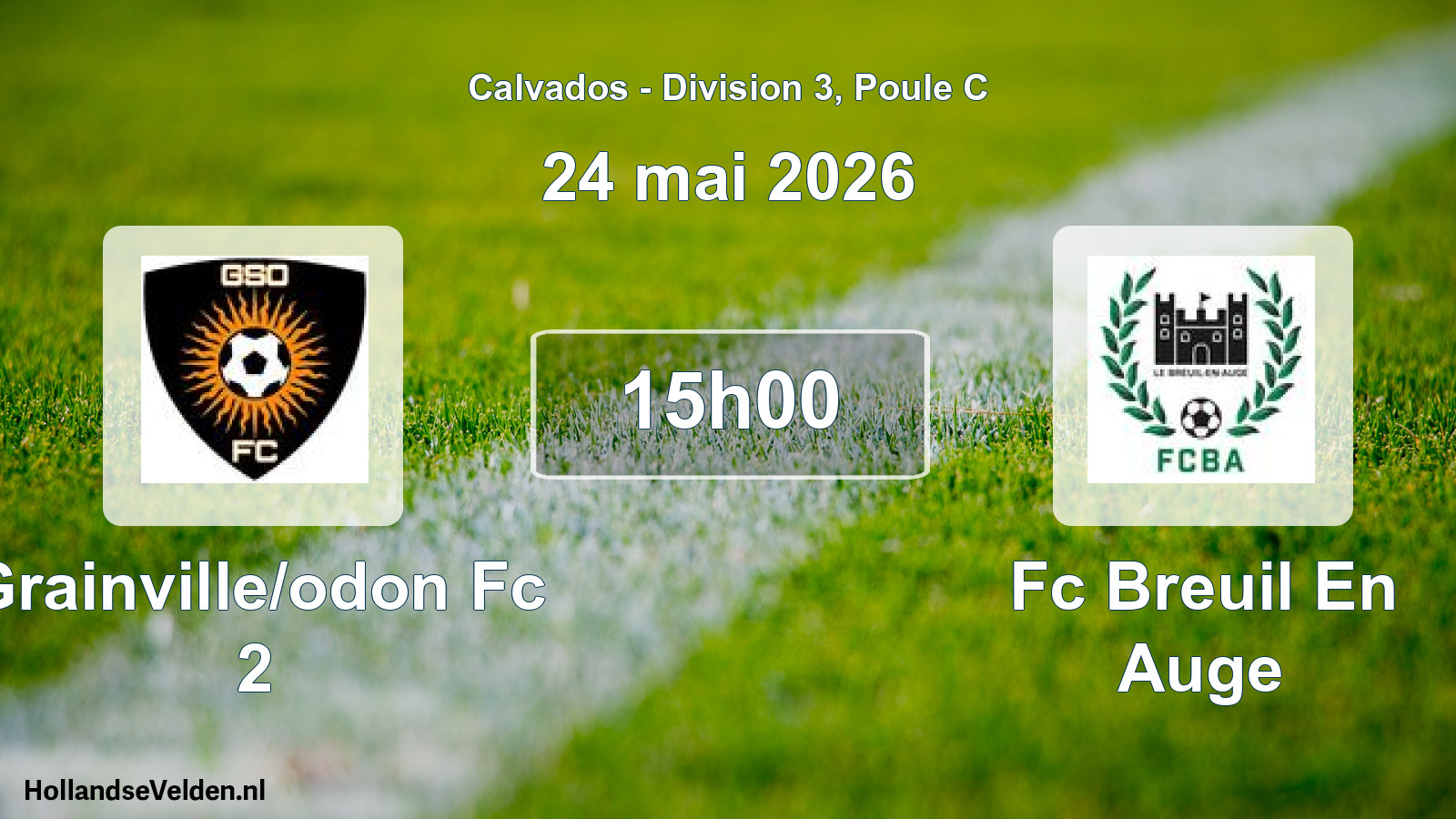 Scheduled Match: Grainville/odon Fc 2 - Fc Breuil En Auge (24 May 2026)